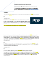 Formative Assessment Task"Racism and The Australian Dream"