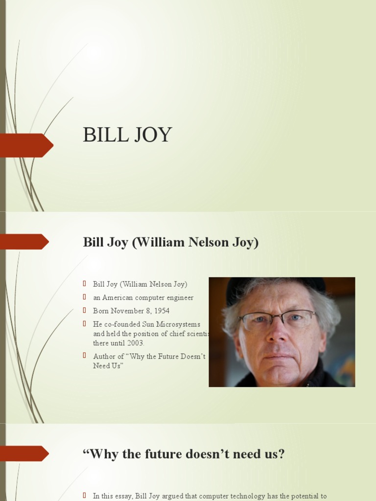 BILL-JOY | PDF