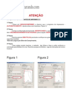 Configure impressora antes de imprimir molde