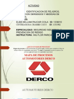 Mapa de procesos de la empresa automotriz DERCO