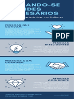 Azul Empresário Personalidades Negócios Infográfico