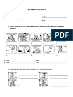 Tiger Time 3 Exam UNIT 3