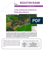 24 - Nuevas Alertas de Minería Detectadas en La Plataforma RAMI - Febrero