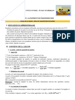 2nd AC - C5 Mole Et Grandeurs Molaires PDF
