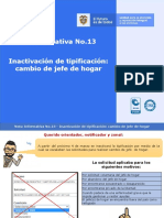 Nota Informativa N°13-Inactivacion de Tipificaciones - Cambio de Jefe de Hogar 27022022 AH