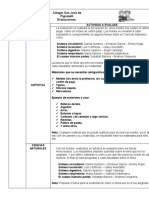 Segundo Tarde - Cronograma de Evaluaciones