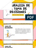 Naturaleza de La Toma de Decisiones