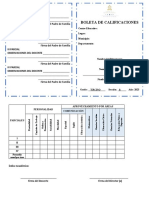 Boleta de Calificaciones