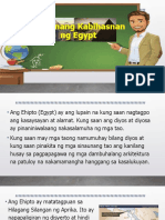 Aralin 1 Sinaunang Kabihasnan NG Egypt