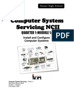 TVL 11 CSS Quarter 1 - Install and Configure Computer Systems