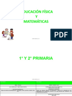 Educación Física y Matemáticas