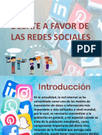 Debate A Favor de Las Redes Sociales