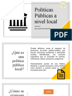 Sesión 07 - Politicas Publicas A Nivel Local