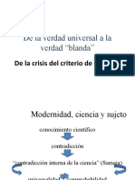 De La Verdad Universal A La Veridicción