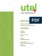 PDF Tarea 1 Estadistica y Probabilidad DD