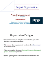 Project Organization Structures