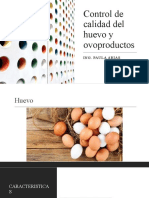 Control de calidad del huevo y ovoproductos