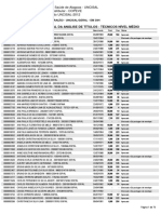 Resultado Final concurso UNCISAL 2012