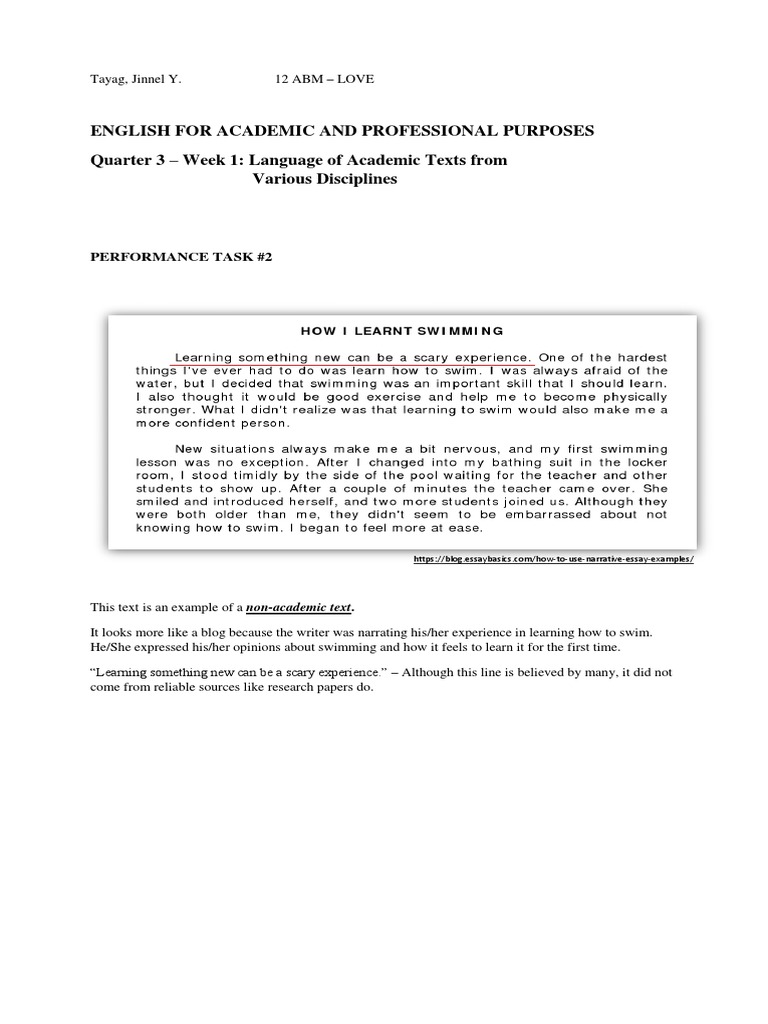 Academic Texts and Student Experiences | PDF | Distance Education ...