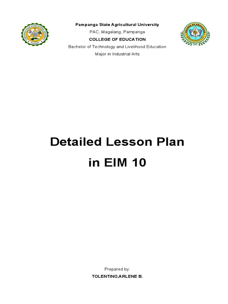 EIM 10 Lesson Plan: Intermediate Metallic Tubing | PDF | Building ...