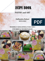 Buku Resep Pastry Art