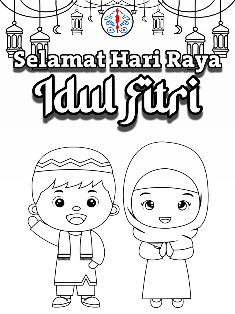 Mewarnai idul fitri pdf