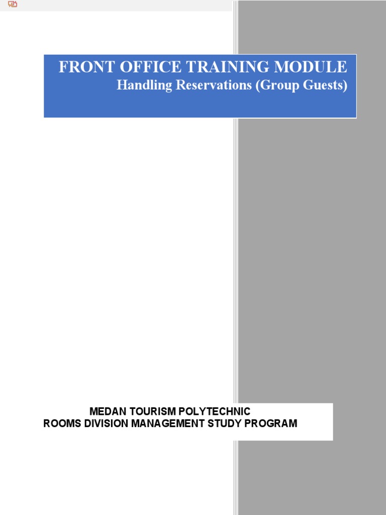 Managing Group Reservations in Hotels | PDF | Hotel | Business