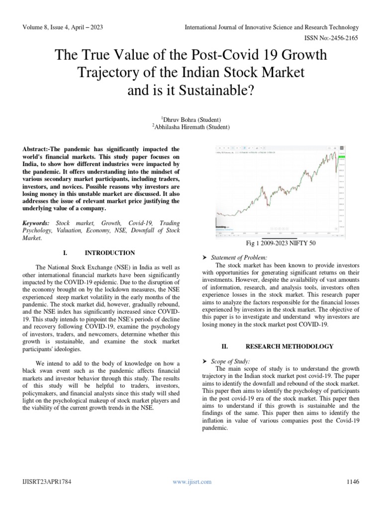The True Value of The PostCovid 19 Growth Trajectory of The Indian