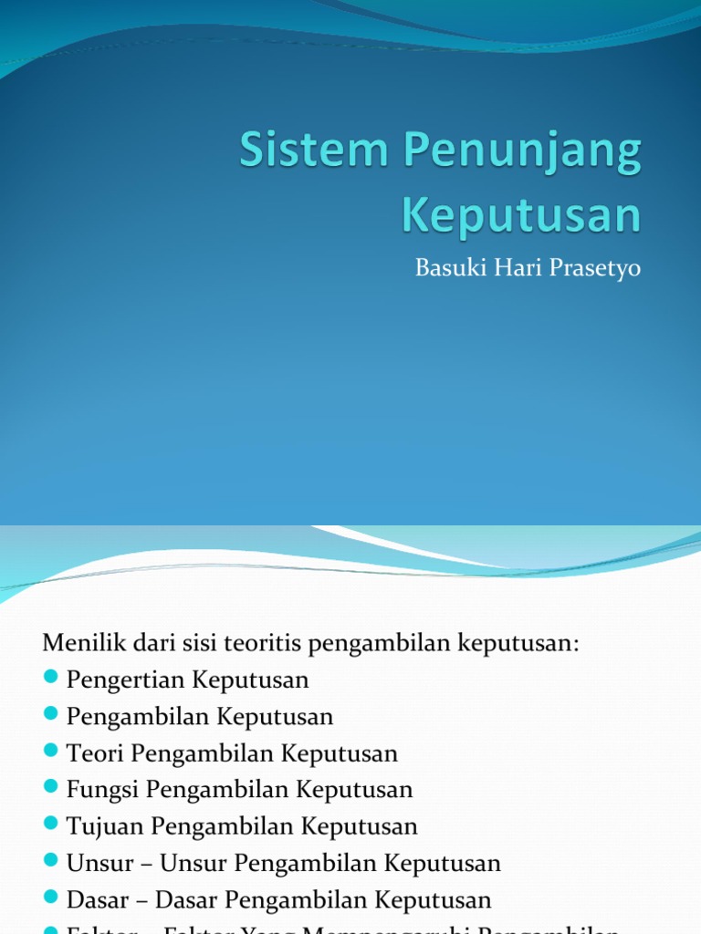 Materi SPK | PDF