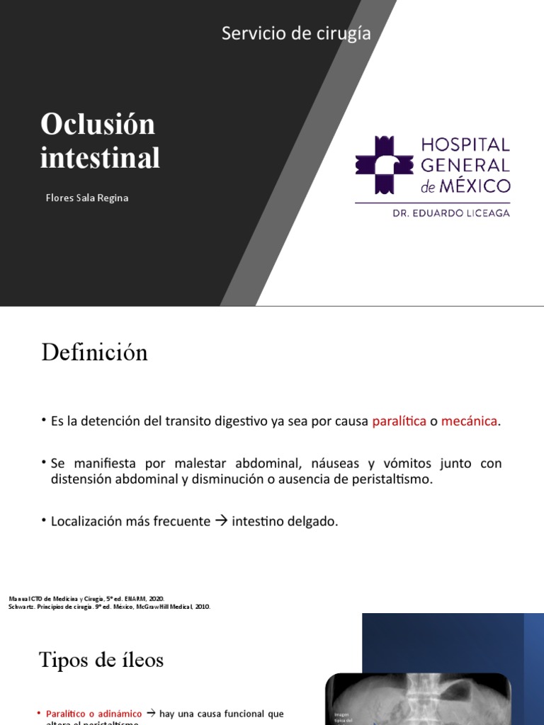 Obstrucción Intestinal: Causas y Tratamiento | PDF | Intestino grueso ...