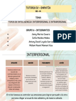 Interpersonal y Intrapersonal