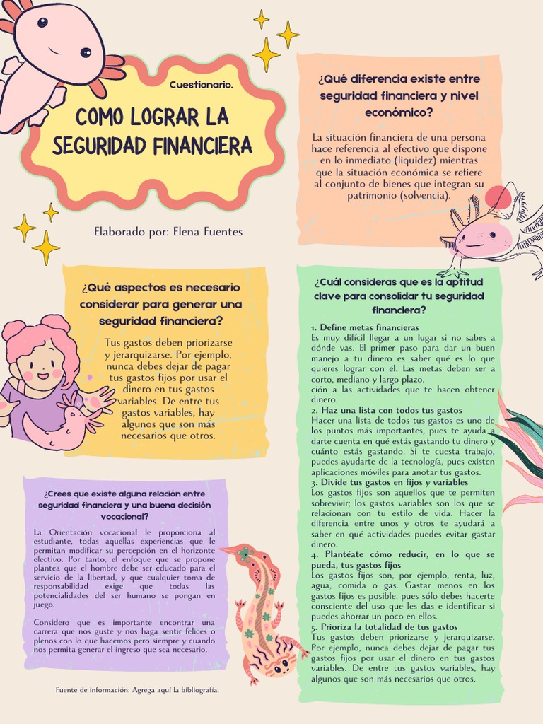 Como Lograr La Seguridad Financiera | PDF | Dinero | Economias