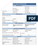 Tower Venues Booking Form: Venue Details