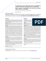 Incremento Del Nivel Productivo Como Demanda para La Asimilación Consciente Del Contenido de La Filosofía - Percepción de Los Estudiantes PDF