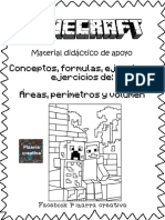 5. LIBRO DE MINECRAFT, AREAS, PERIMETROS Y VOLUMEN