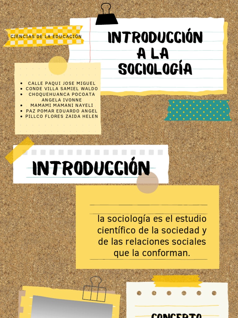 Diapositivas - Introduccion A La Sociologia - 1 PDF | PDF | Sociología ...