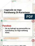 Fil 7 42.1 Pagkilala Sa Mga Pandiwang Di-Karaniwan