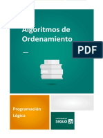 Algoritmos de Ordenamiento PDF