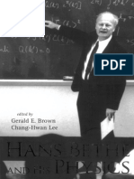 G. E. Brown, Chang-Hwan Lee - Hans Bethe and His Physics (2006) PDF