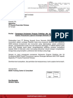 Surat Pengantar - PT Kuarta Powerindo Perkasa PDF