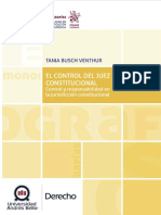 Busch, Tania - El Control Del Juez Constitucional PDF