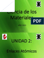 Clase 2 - Enlace Atómico y Estructura Cristalina (2023) PDF