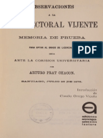 Prat, Arturo - Observaciones A La Ley Electoral PDF