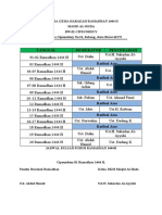 Jadwal Kuliah Subuh Ramadhan 1444 H