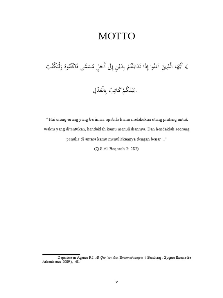 5 Motto | PDF