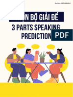 TRỌN BỘ GIẢI ĐỀ 3 PARTS SPEAKING PREDICTION PDF