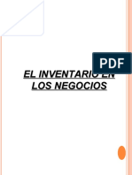 Inventario de Inventario y Balance Inicial