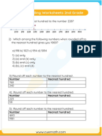 Rounding Worksheets 2nd Grade - Worksheet 4 PDF