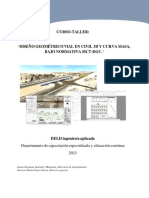 Especificaciones DISEÑO GEOMÉTRICO VIAL EN CIVIL 3D Y CURVA MASA SICT DGC