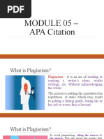 Module 05 - Citation